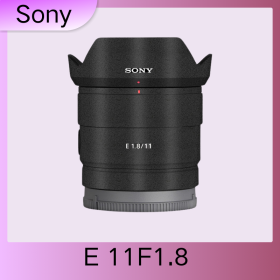 Lentes Sony  E11F1.8  - Pele câmera, adesivo câmera - com alta resistência a arranhões, à prova d'água e com design elegante.